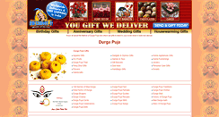 Desktop Screenshot of durgapujagifts.com